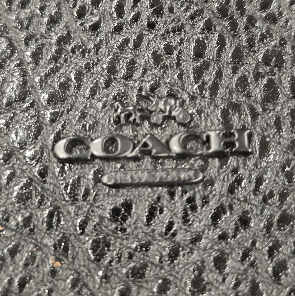 COACH FAYE CARRYALL Black Leather & Suede Satchel. NO CALLOUTS. EUC - Picture 7 of 16